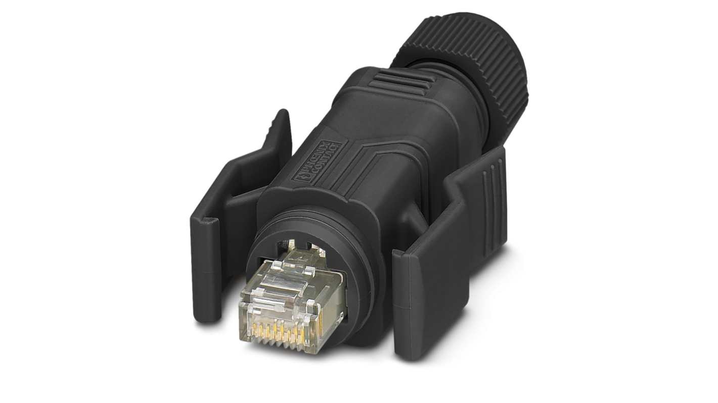 Phoenix Contact VS-08 Series Male RJ45 Connector, Cable Mount, Cat5 Straight 8 -Way