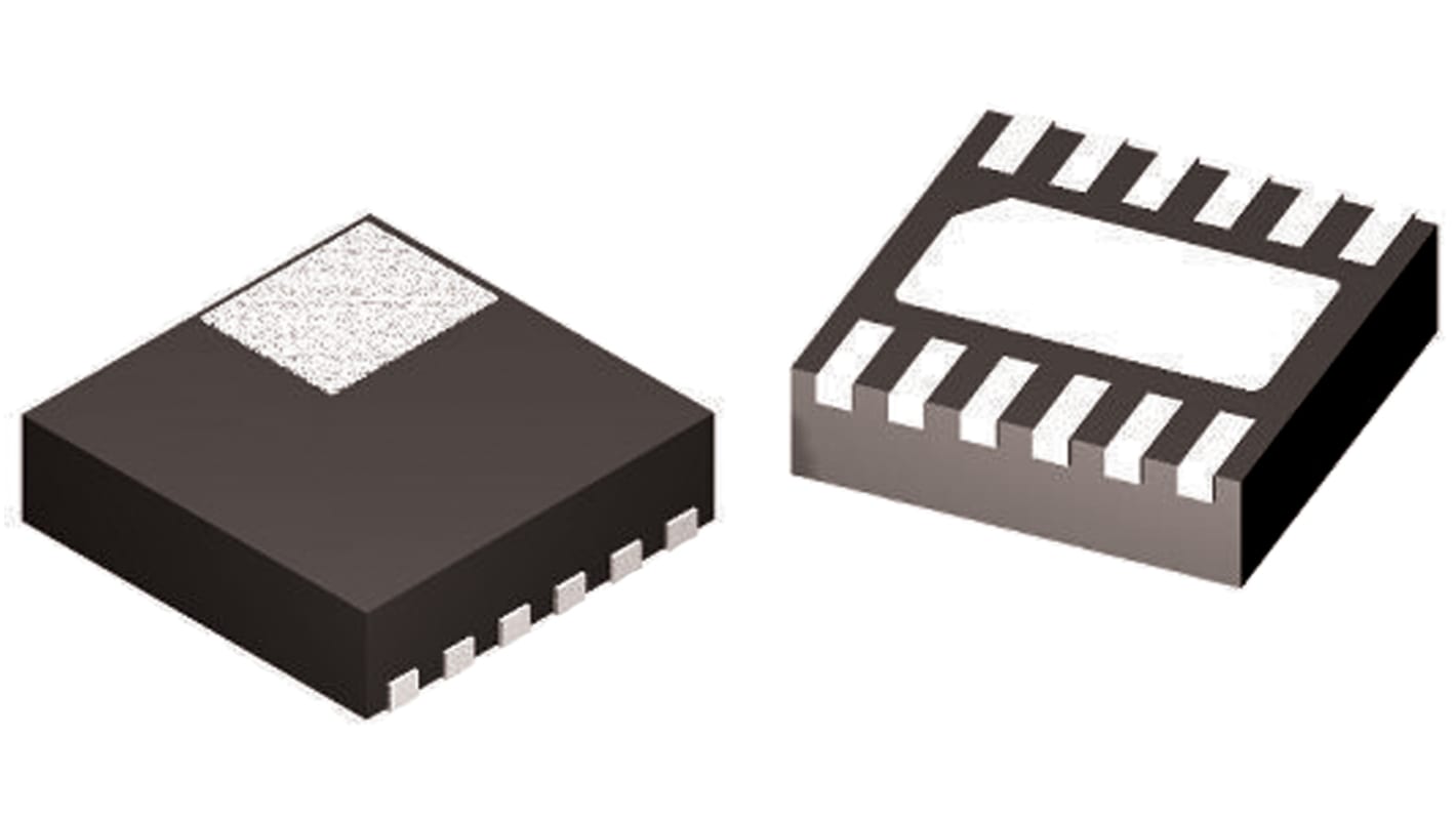 Convertitore c.c.-c.c. DiodesZetex, Output max 1,8 V 3,3 V, Input max 5,5 V, 2 uscite, 12 pin, WDFN