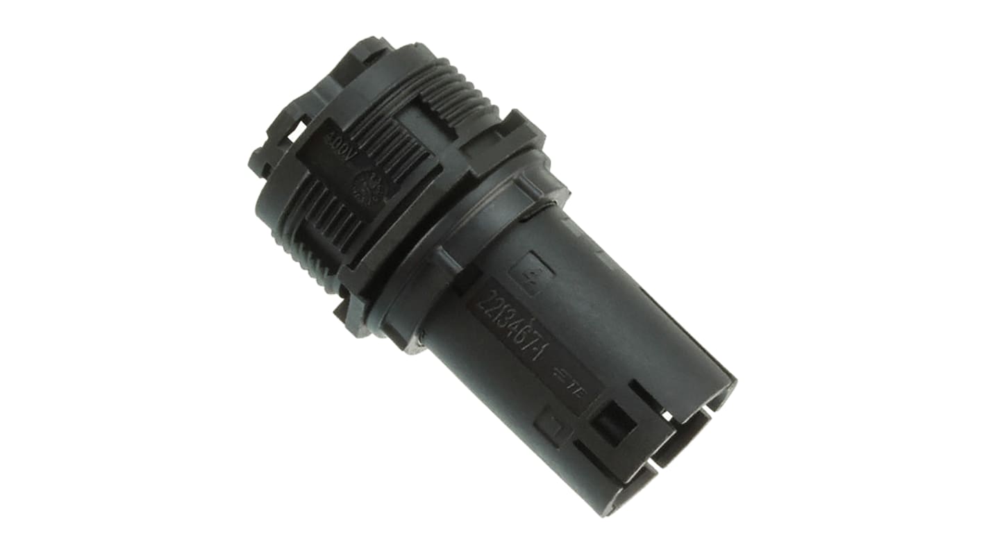 TE Connectivity Nector M Series Socket Housing, 3-Pole, Female, 3-Way, Cable Mount