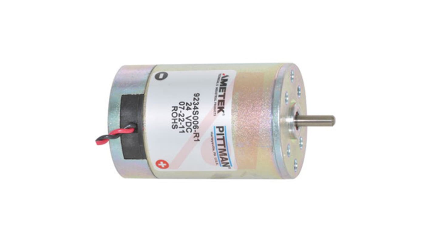 PITTMAN AMETEK TIP 伺服电机, 23 W, 6151 rpm, 4mm轴径, 最大输出43 mNm, 24 V电源, 9000系列