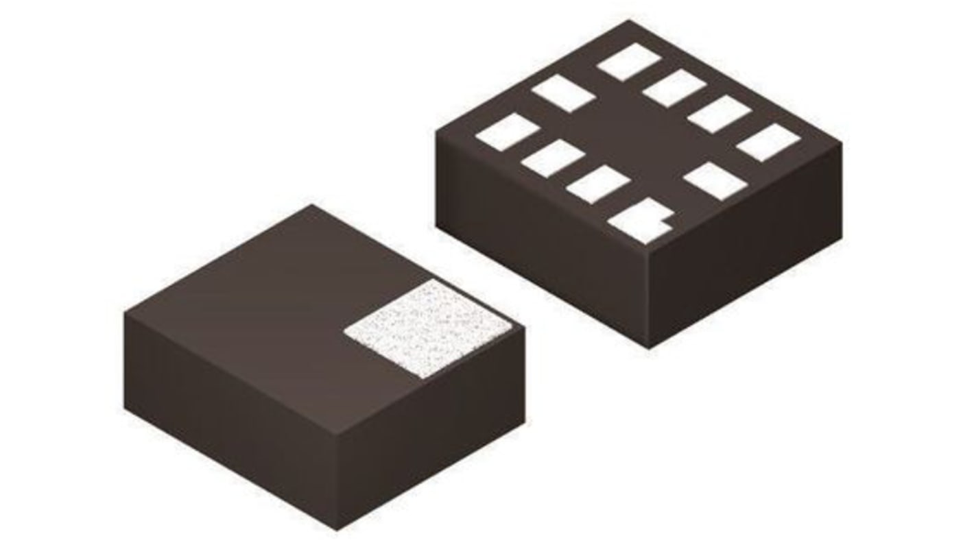 ADC 16 bitów 860sps A/C: 4 X2QFN Delta Sigma Szeregowy (I2C) 3 do 5,5 V