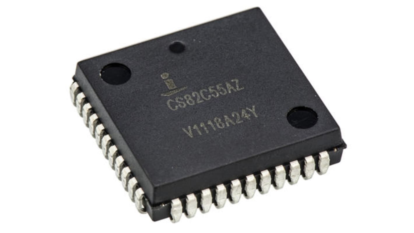Renesas Electronics CS82C55AZ, 24, IO Controller, 44-Pin PLCC