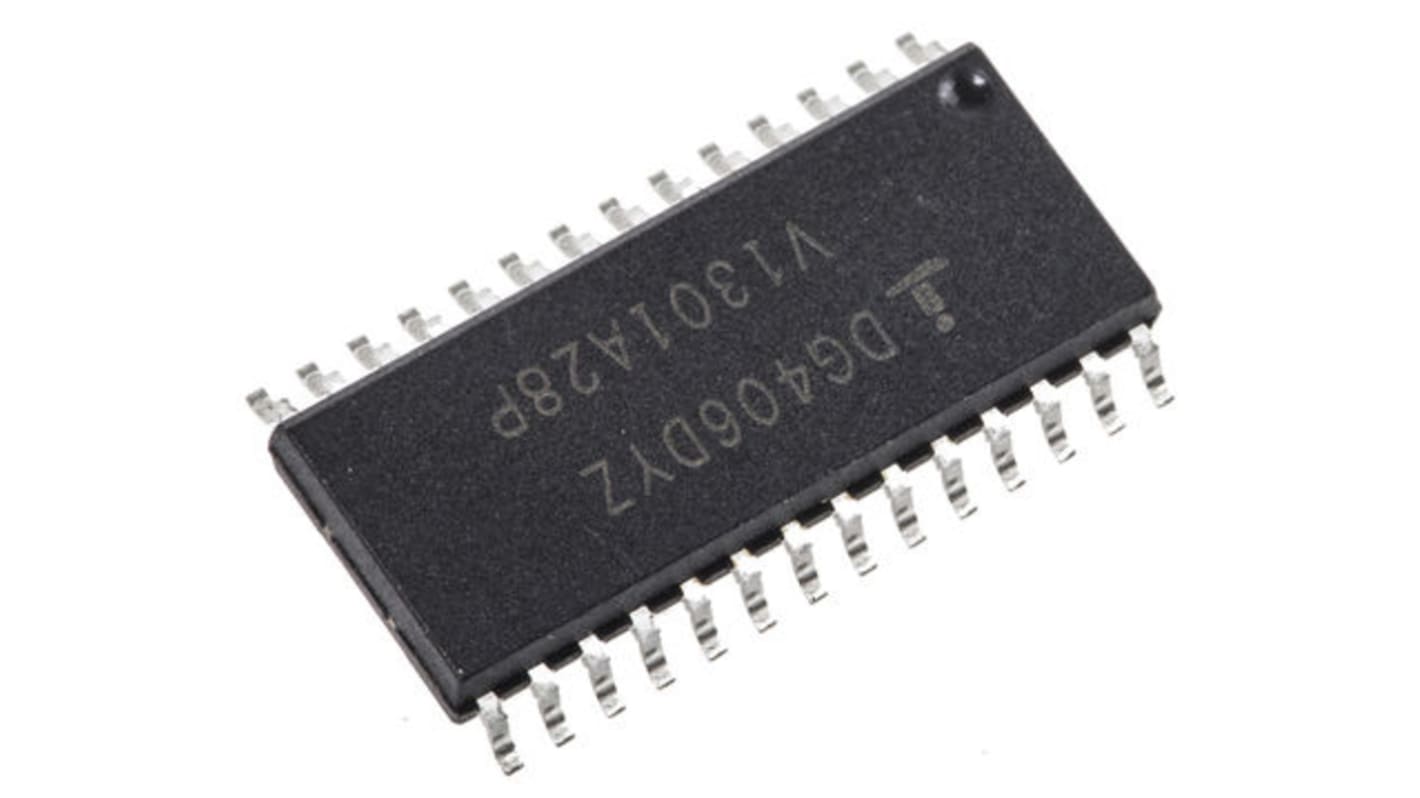 Renesas Electronics DG406DYZ Multiplexer Single 16:1 9 V, 12 V, 15 V, 18 V, 24 V, 28 V, 28-Pin SOIC W