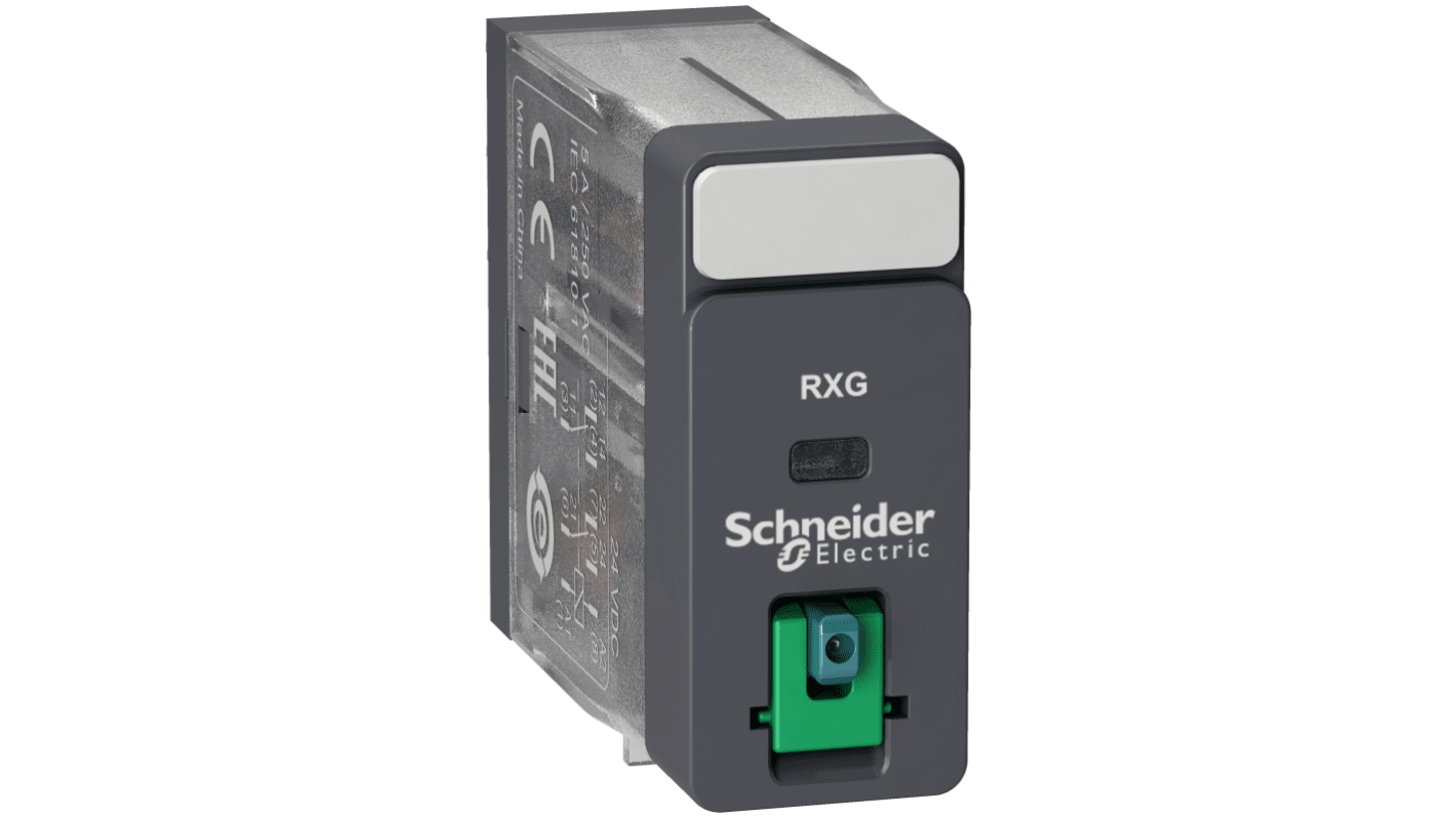 Schneider Electric Plug In Power Relay, 12V dc Coil, DPST-C/O