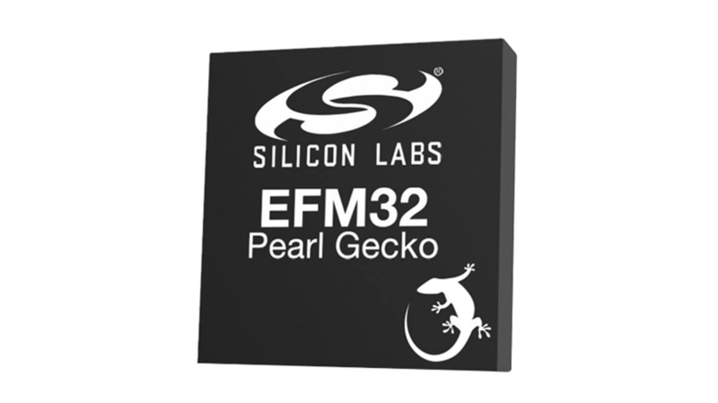 Silicon Labs Mikrocontroller EFM32P ARM Cortex M4 32bit SMD 256 KB QFN 48-Pin 40MHz 32 KB RAM