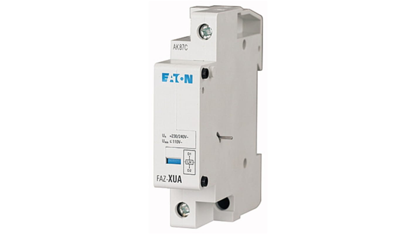 Eaton 230V ac Undervoltage Release Shunt trip for use with FAZ Series MCB/RCBO