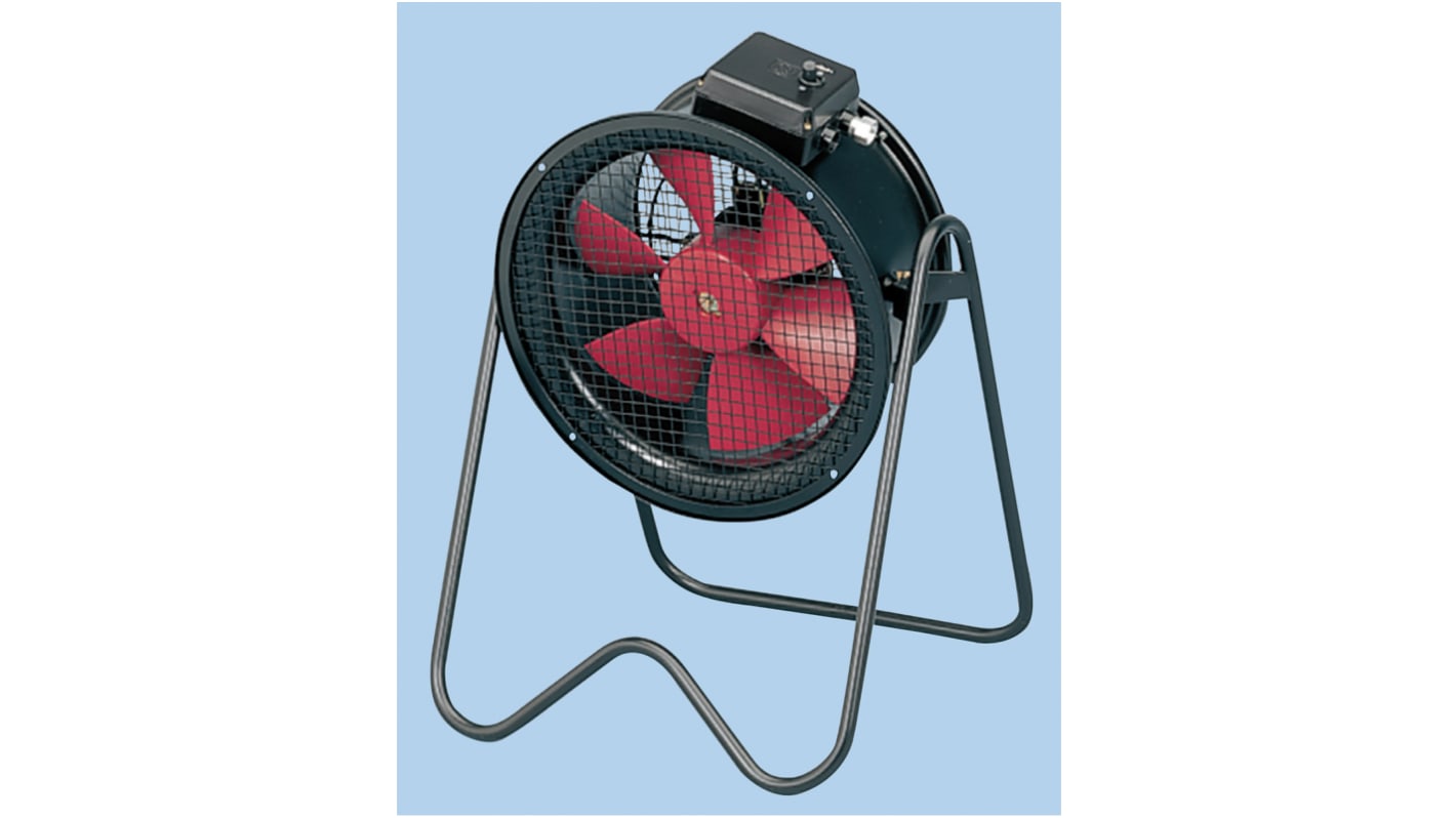 Soler&Palau Floor, Heavy Duty Fan 5200m³/h 3 speed 230 V with plug: Type C - European Plug