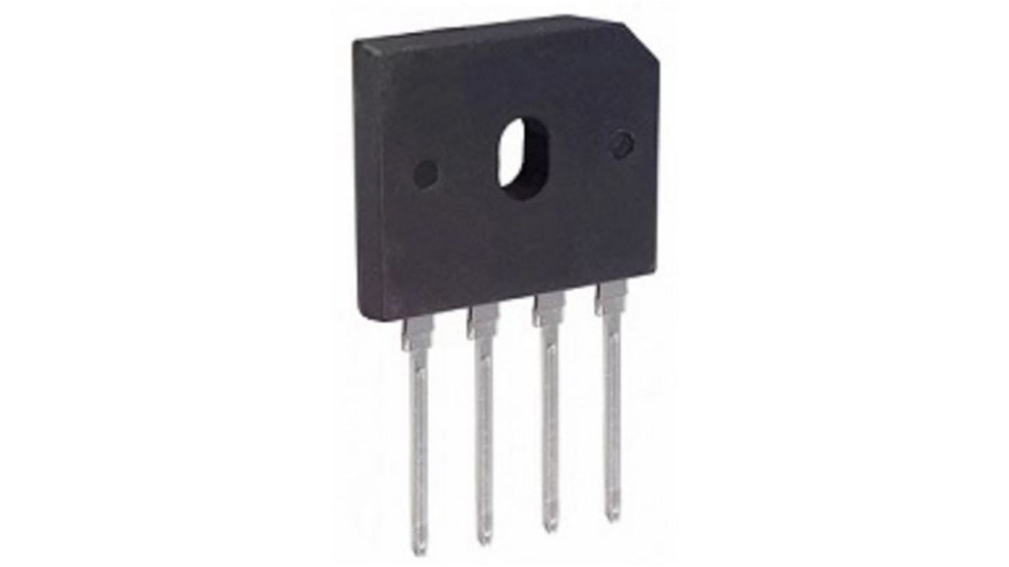 HY Electronic Corp Bridge Rectifier, 6A, 1000V, 4-Pin