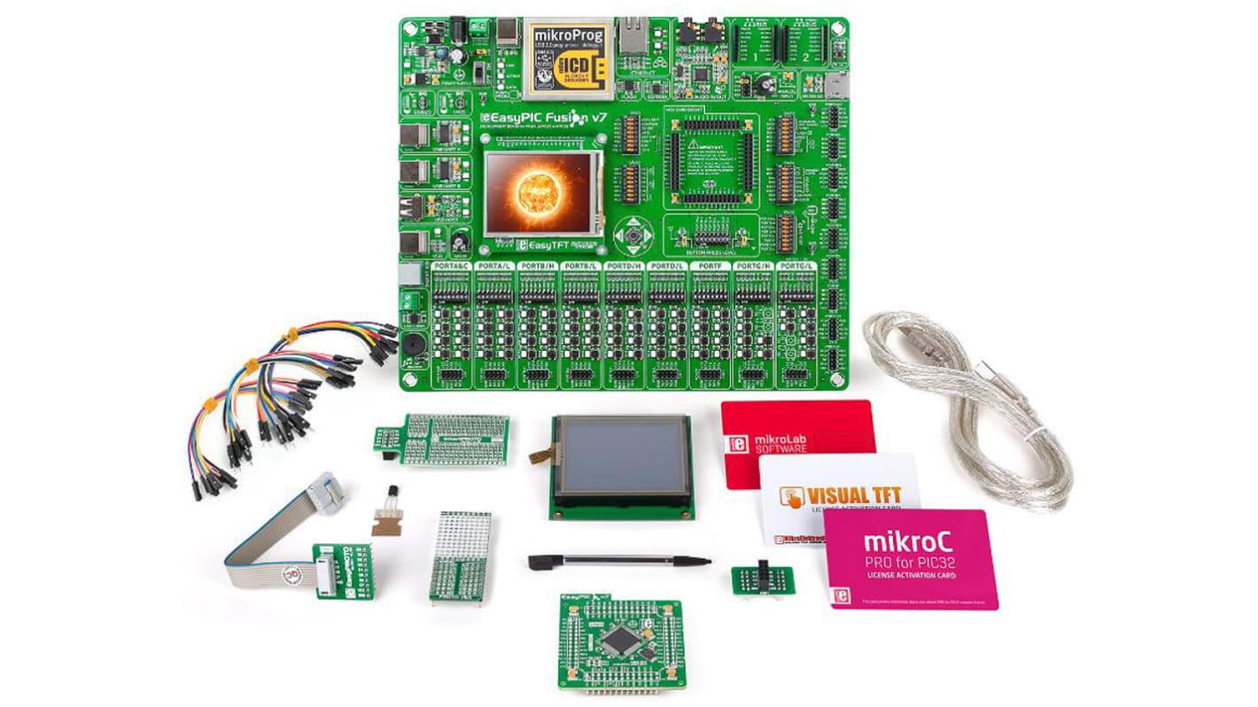 MikroElektronika PIC开发板, PIC32MX处理器, M4K，MIPS32内核, mikroLAB for PIC32