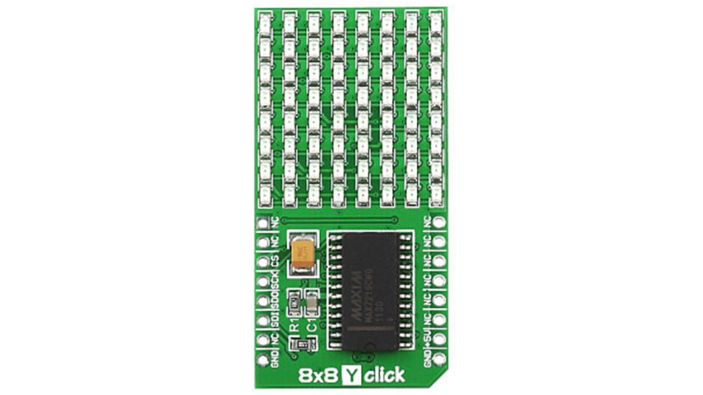 MikroElektronika LED附加板, 8x8 Y Click