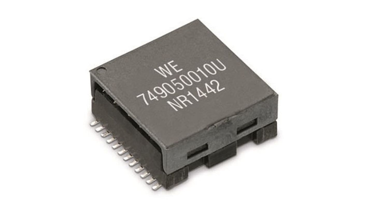 Wurth Elektronik 网络变压器, 贴片安装, 1输出, -1dB插入损耗