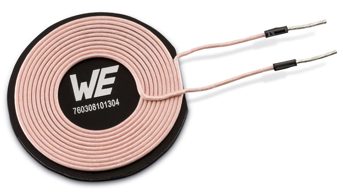 Bobina per la ricarica wireless Trasmettitore Wurth Elektronik, 6,3 μH, 6A
