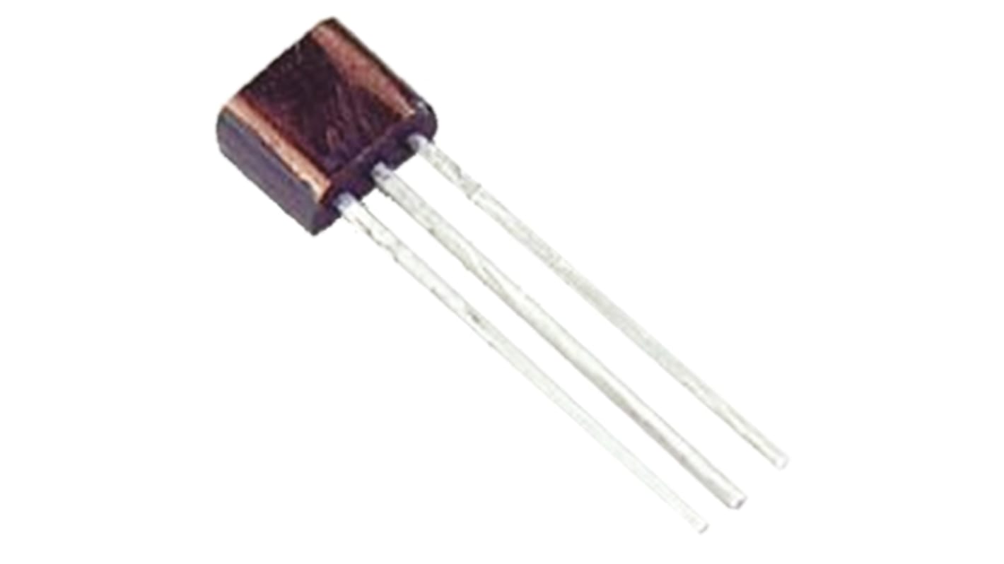 Transistor, ZTX458, NPN 300 mA 400 V TO-92, 3 pines, 50 MHz, Simple