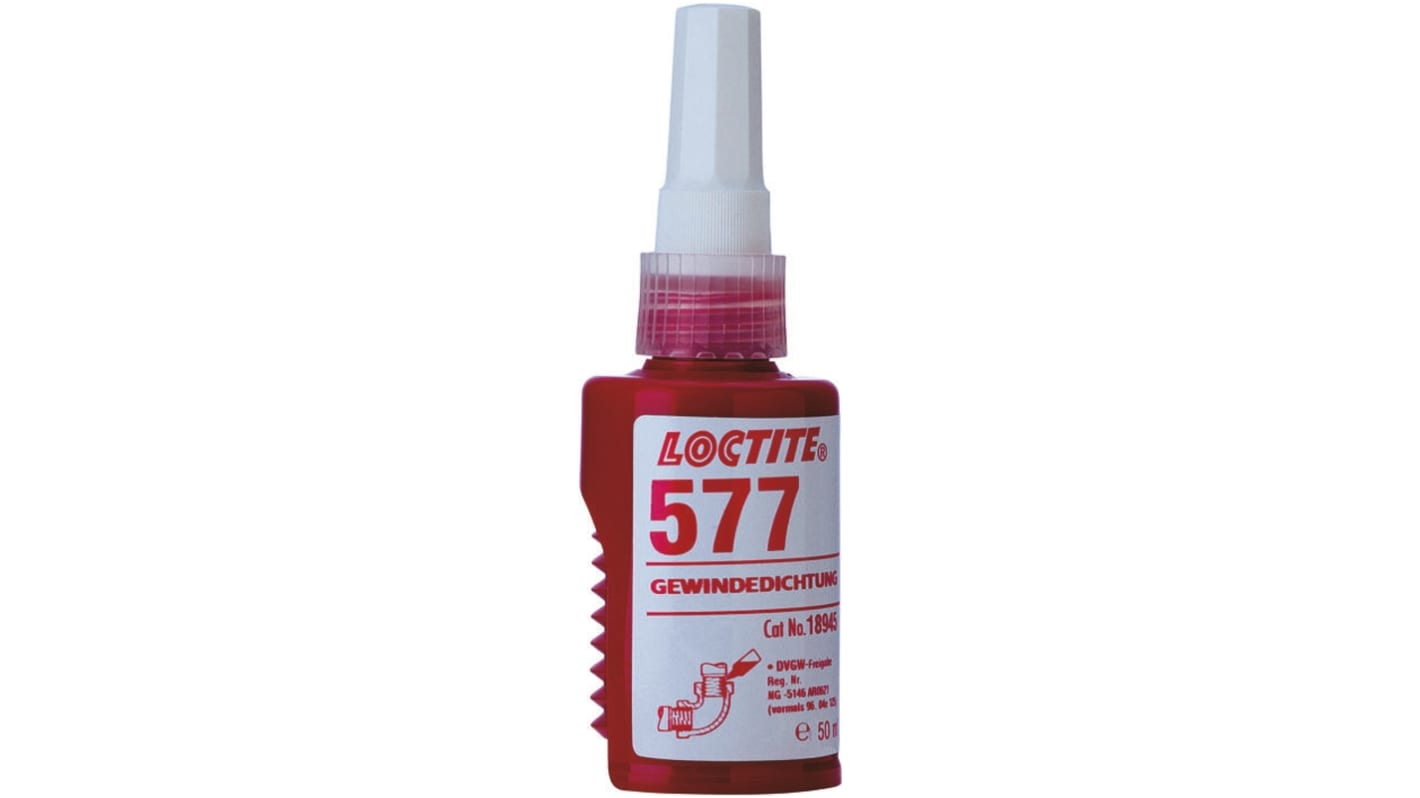 Loctite 577 Schraubensicherung anaerob Paste Gelb , Flasche 250 ml