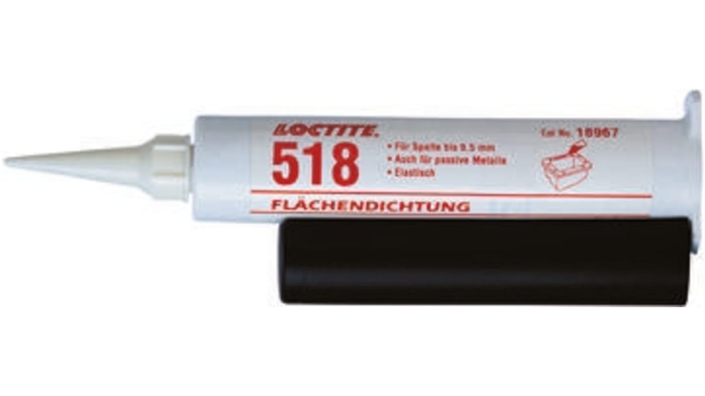 Loctite 518 Flächendichtung anaerob Gel Rot, Tube 50 ml, -55°C → +150°C