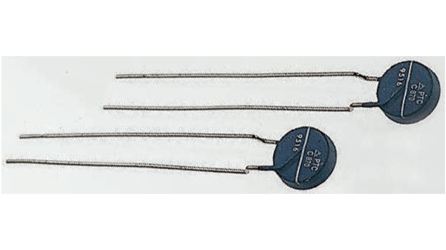 EPCOS Thermistor, 25Ω Resistance, PTC Type, 6.5 x 3.5mm