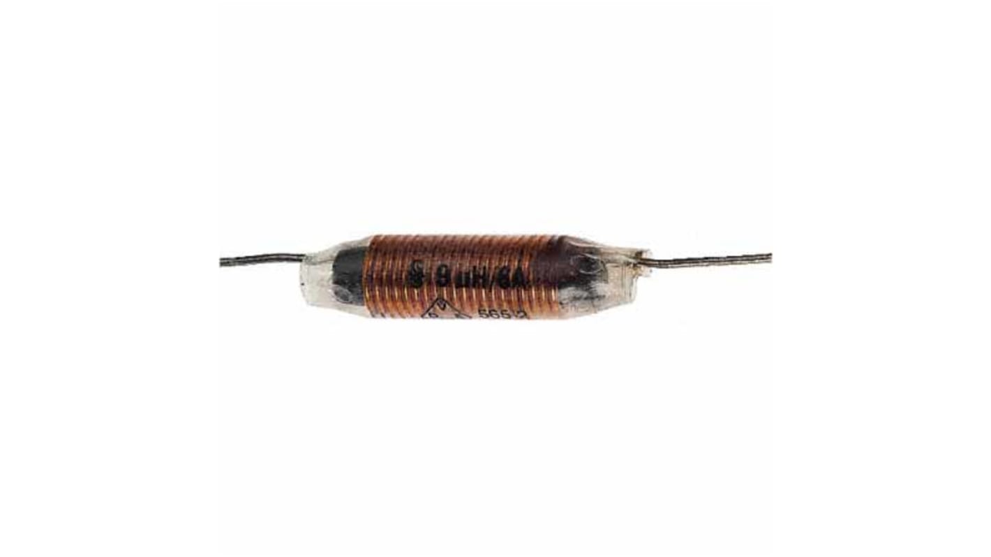 Inductor VHF EPCOS, 820 μH, Ferrita, SRF máxima:3MHZ, Idc:500mA, Rdc:2.5Ω