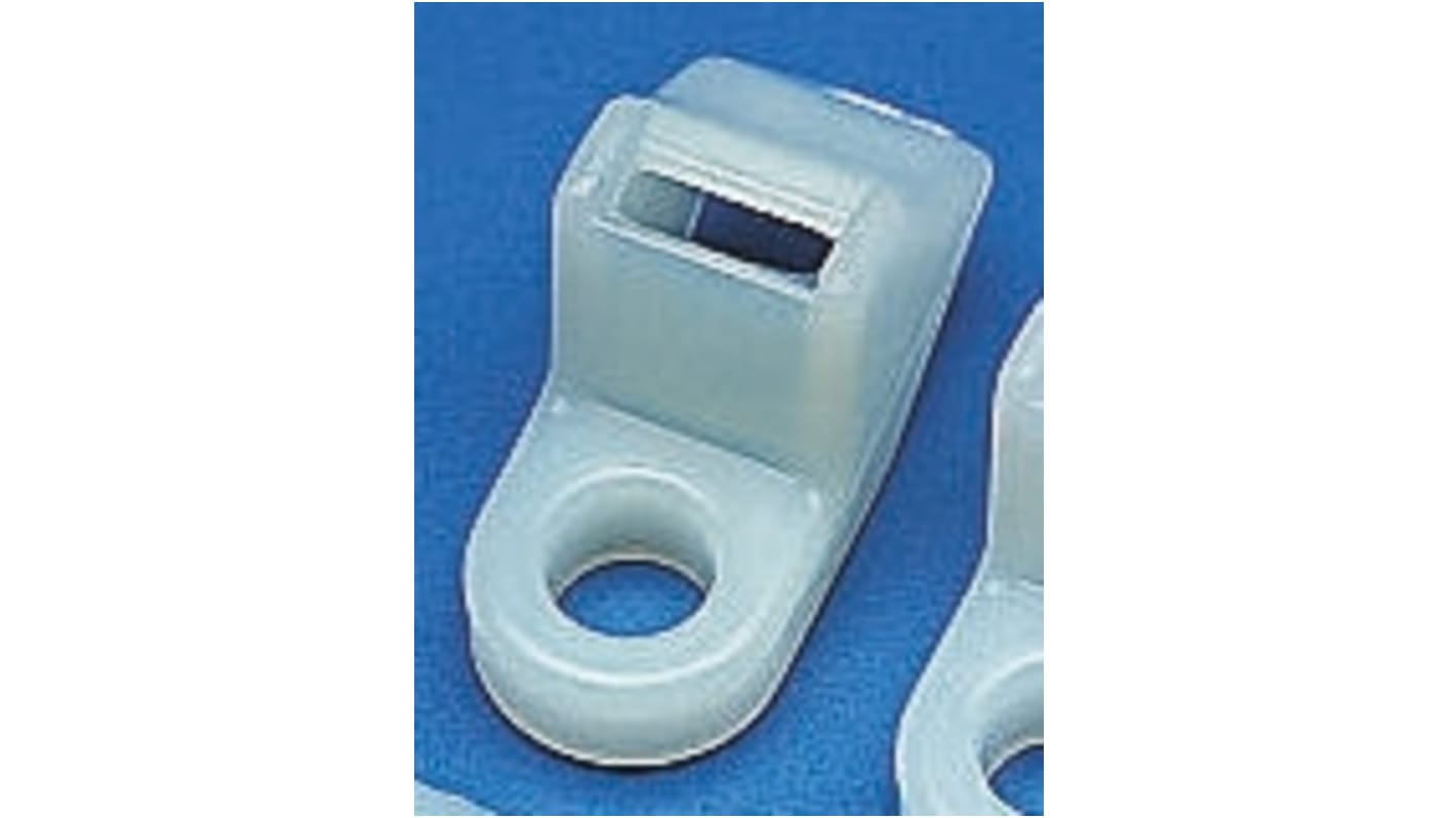 HellermannTyton Self Adhesive Black Cable Tie Mount 12.5 mm x 27.3mm, 8mm Max. Cable Tie Width