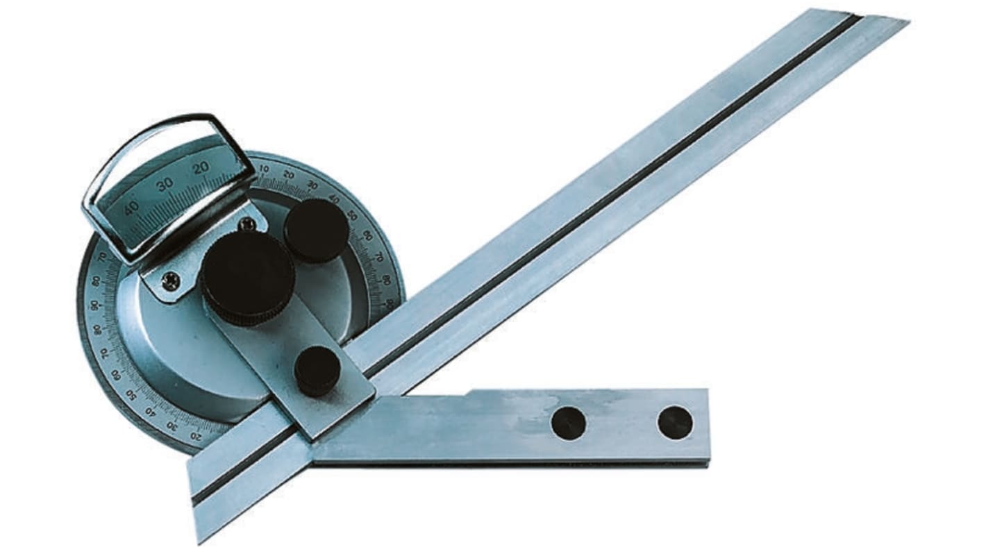MikronTec 公制量角器, 斜角规, 150 mm, 不锈钢尺杆