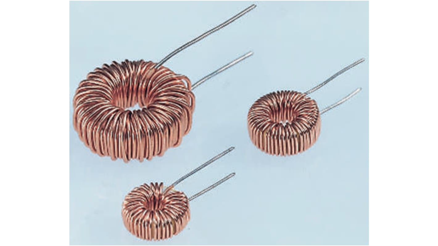 Wurth 150 μH ±20% Composite Iron Powder Toroidal Inductor, 1.9A Idc, 130mΩ Rdc, WE-FI