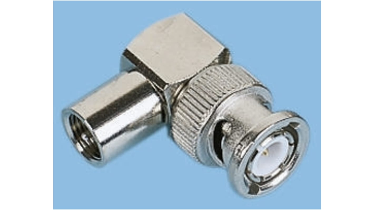 Telegartner Right Angle RF Adapter BNC Plug to FME Plug