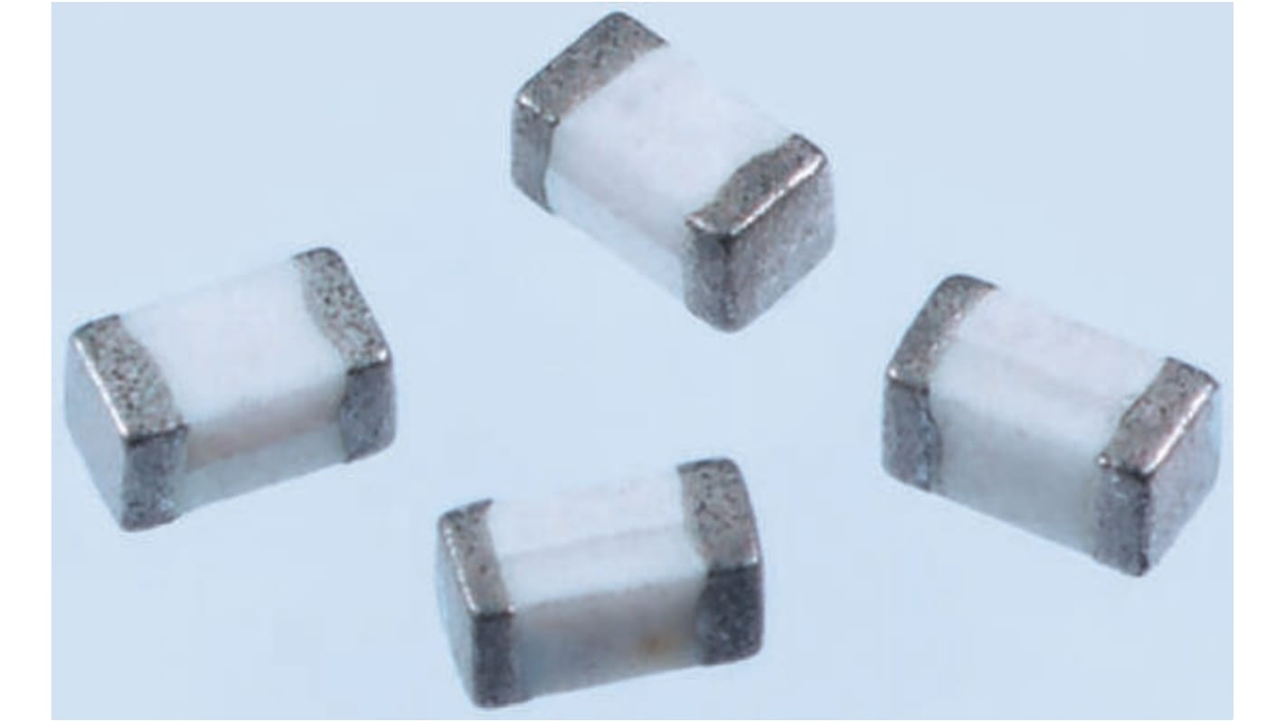 Inductor de montaje en superficie bobinado Murata, 2,4 nH, ±0.3nH 0402 (1005M), SRF:6GHz, Q:8, 300mA Idc, Serie LQG15HS