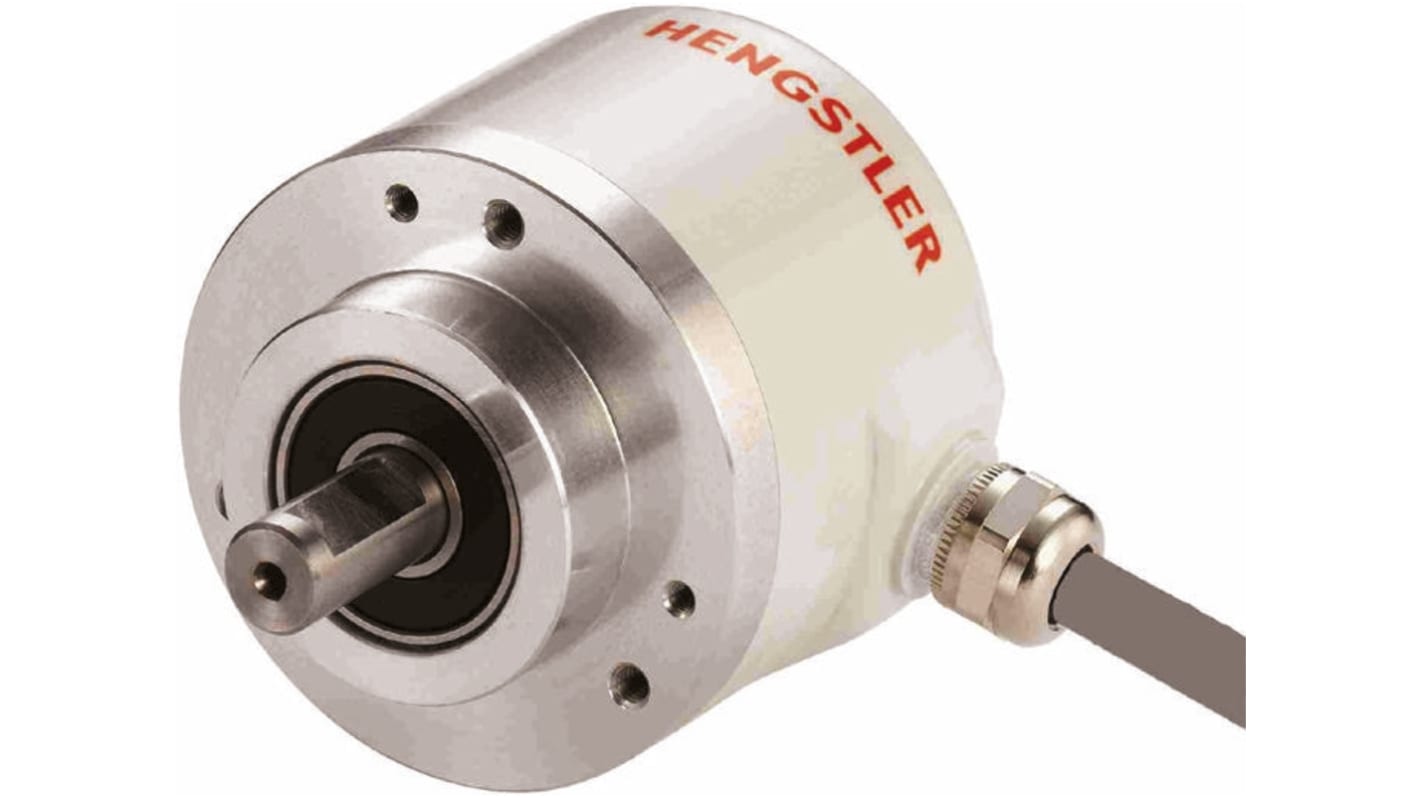 Hengstler AC58 Series Absolute Absolute Encoder, Gray, SSI Signal, Solid Type, 10mm Shaft