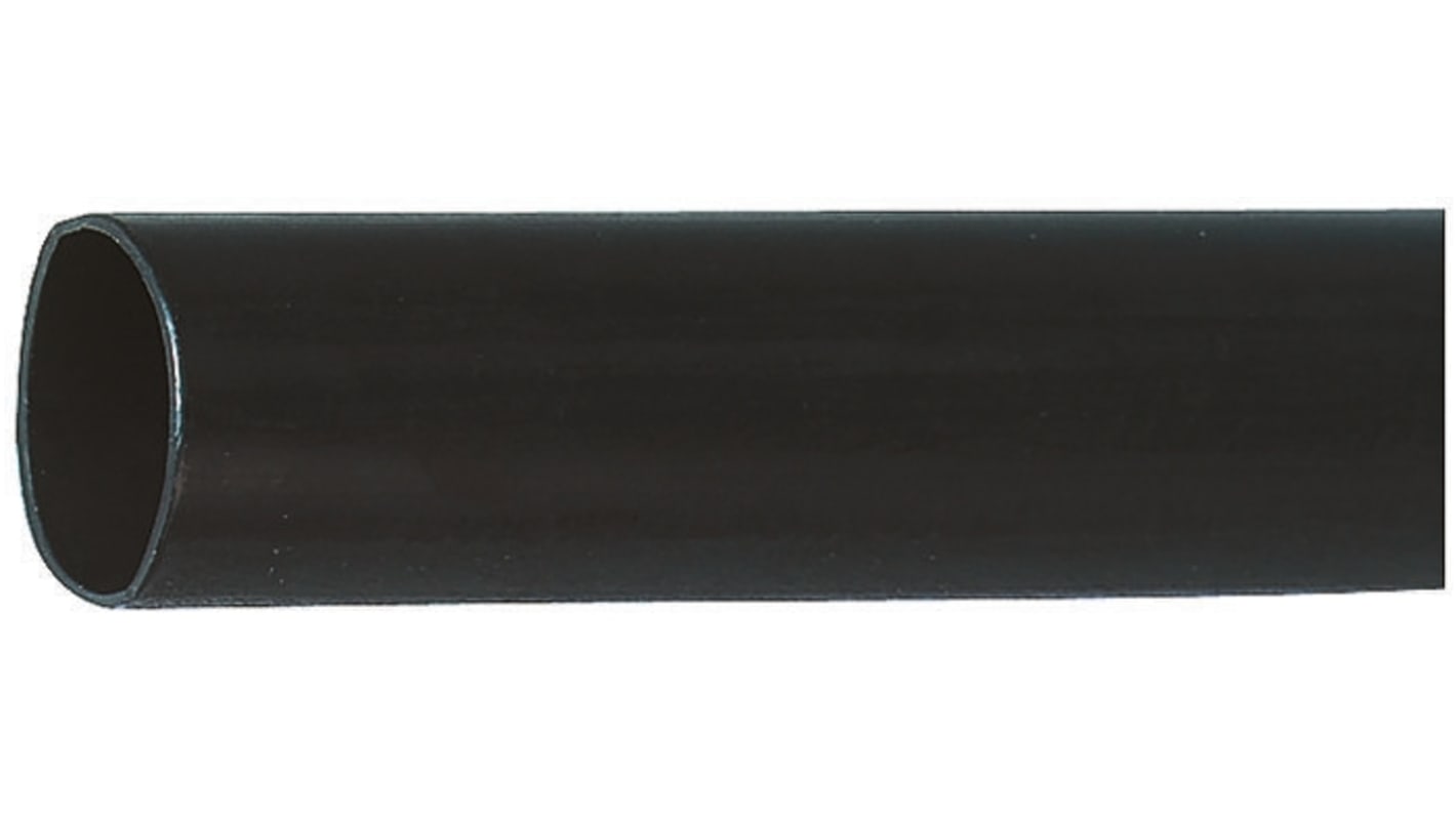 HellermannTyton Adhesive Lined Heat Shrink Tubing, Black 13mm Sleeve Dia. x 1m Length 3.5:1 Ratio, TREDUX-HA47 Series