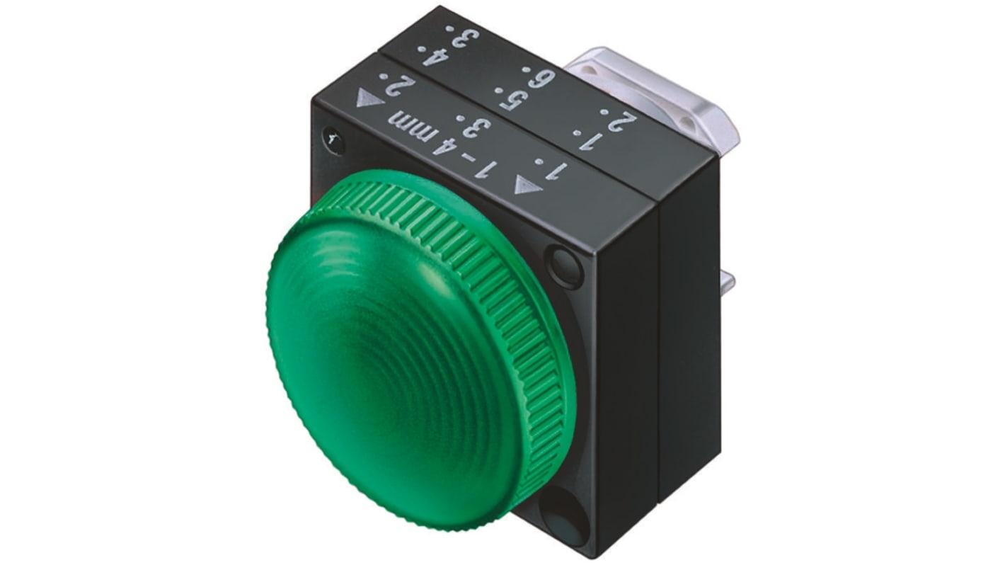 Siemens Red Pilot Light Head, 22mm Cutout 3SB3 Series