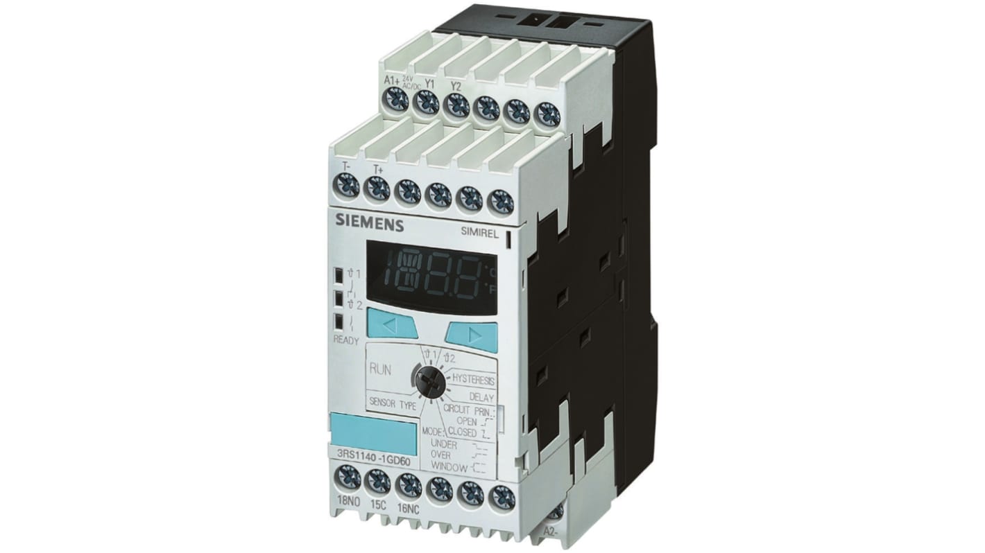 Siemens Temperature Monitoring Relay, SPST