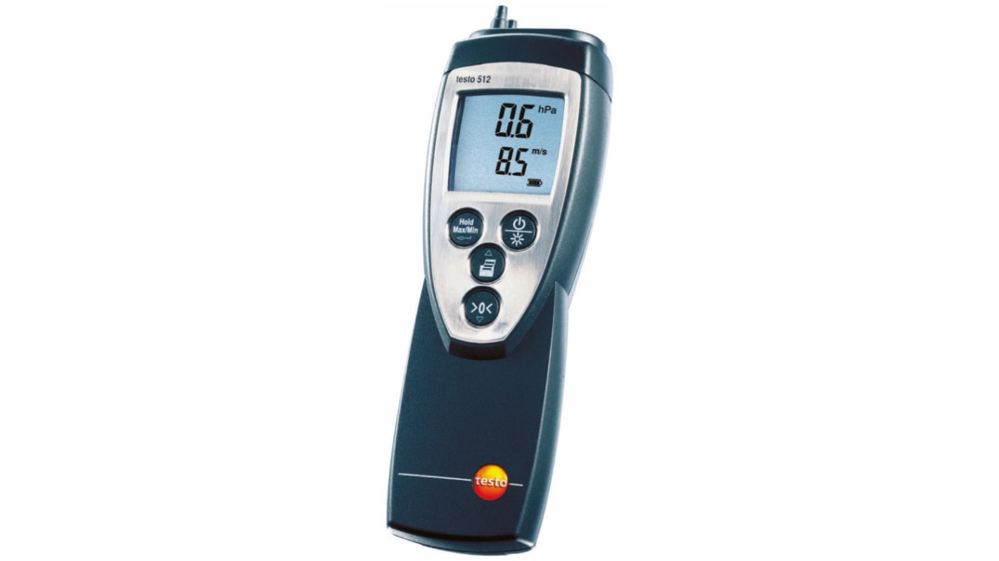 Manometr 200mbar Testo ±0,5%, z kalibracją ISO 512 Różnicowy