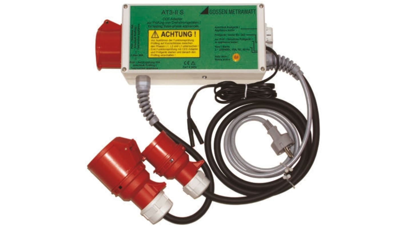 Gossen Metrawatt PAT Testing Adapter, For Use With SECUTEST S II