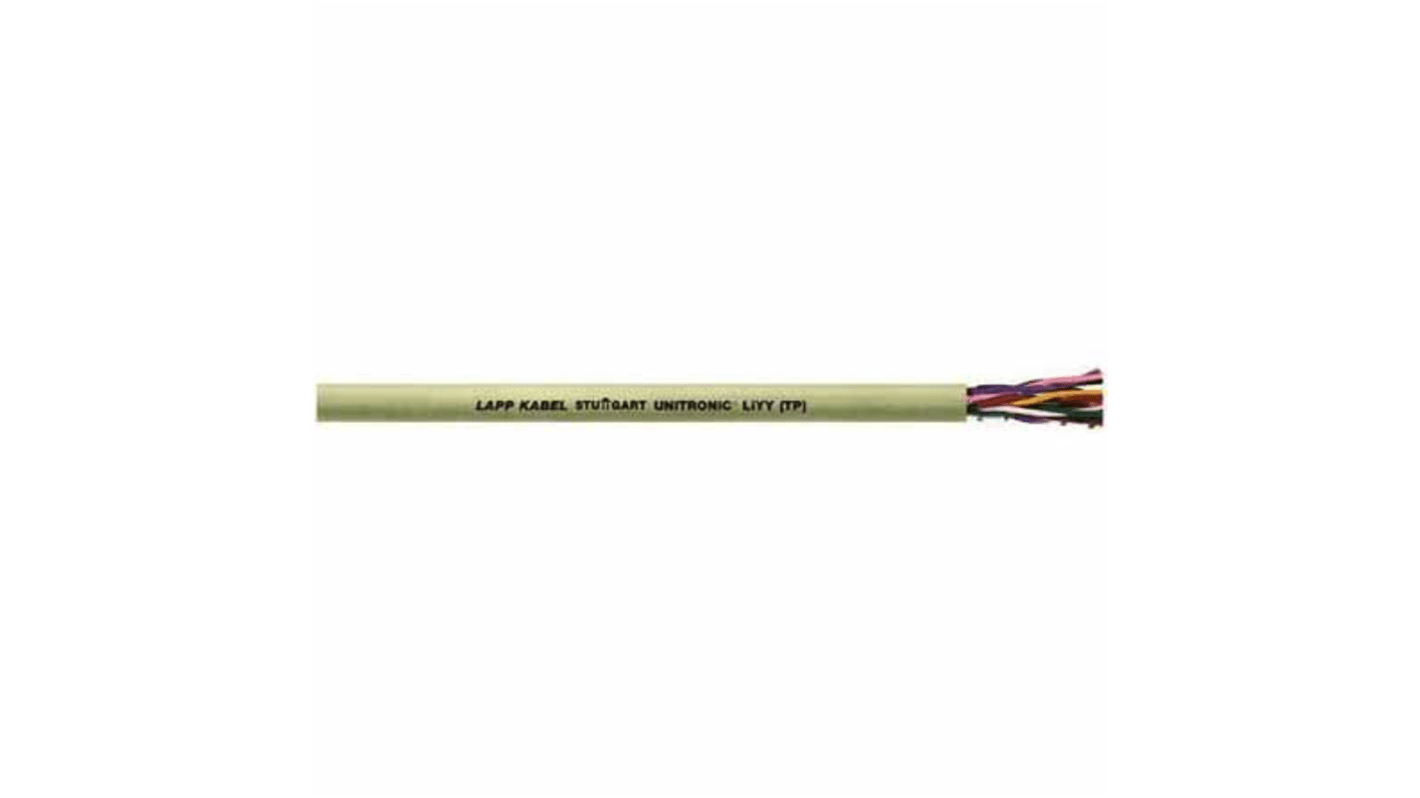 Lapp Twisted Pair Data Cable, 2 Pairs, 0.5 mm², 4 Cores, 20 AWG, Unscreened, 100m, Grey Sheath