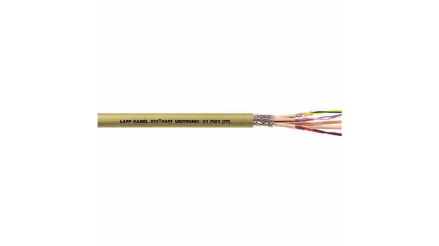 Câble de commande Blindé Lapp UNITRONIC CY PiDY 250 V, 8 x 0,25 mm², 24 AWG, gaine PVC Gris, , 100m