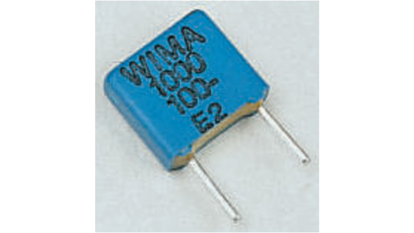 WIMA FKS2 Folienkondensator 1.5nF ±20% / 63 V ac, 100 V dc, THT Raster 5mm