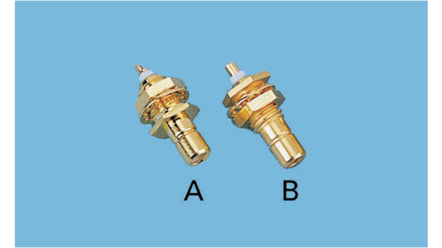 Telegartner, Jack Panel Mount SMB Connector, 50Ω, Straight Body
