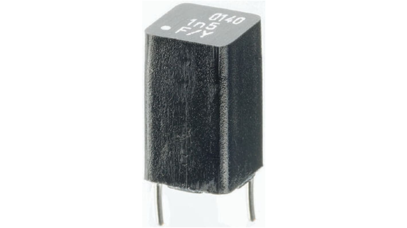 Condensador de película RS PRO, 1.5nF, ±1%, 63V dc, Montaje en orificio pasante