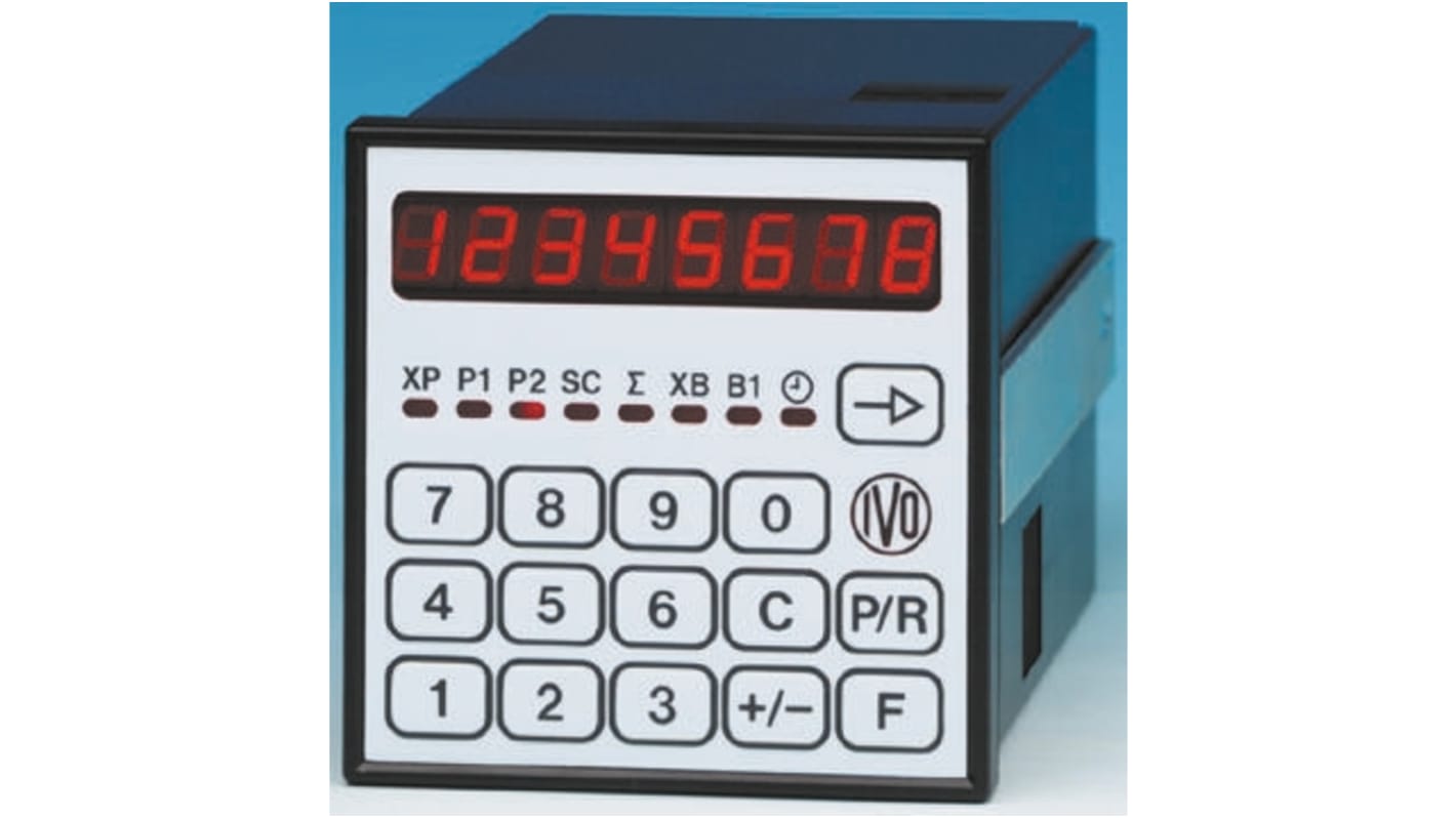 Baumer NE212 Counter, 8 Digit LED, 60Hz, 24 V ac, 48 V ac