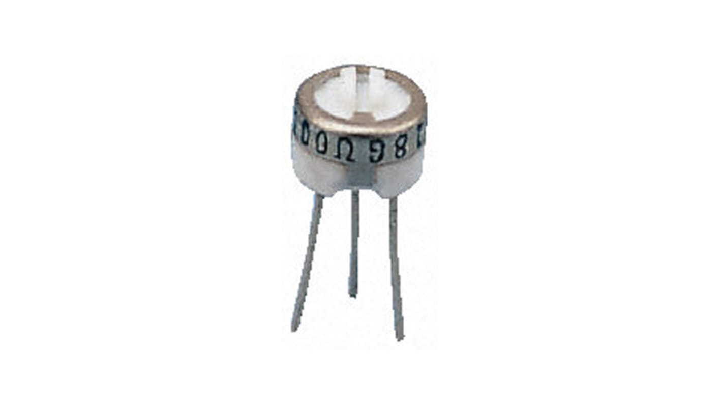 50kΩ, Through Hole Trimmer Potentiometer 0.5W Top Adjust Bourns, 3329