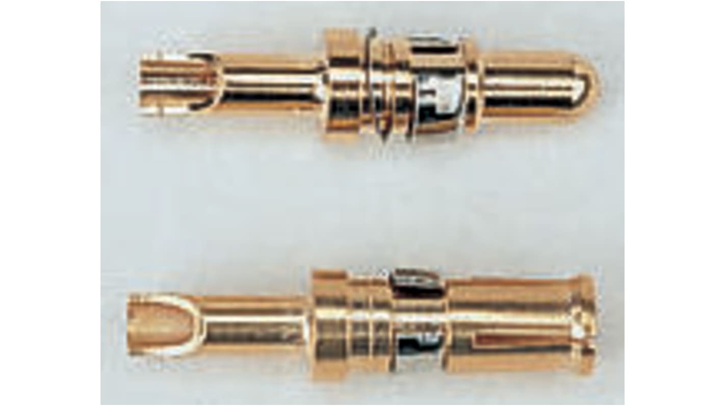 RS PRO D-Sub触点, 母座, 焊接端接, 16 AWG, 10A, 21.73mm长, 金镀镍