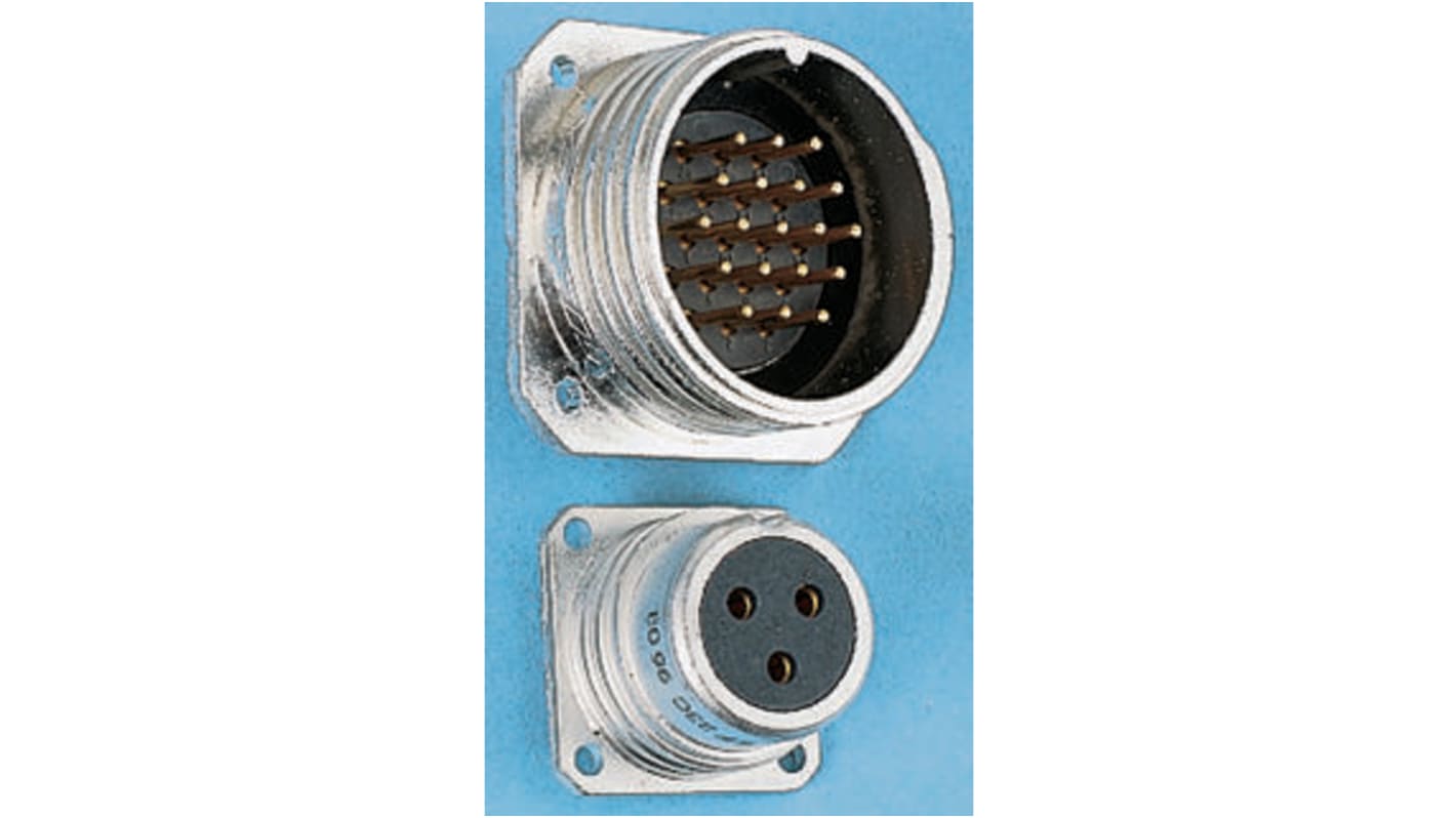 Connettore circolare Amphenol Socapex, femmina, serie SL61, Standard, 19 poli, Montaggio a pannello