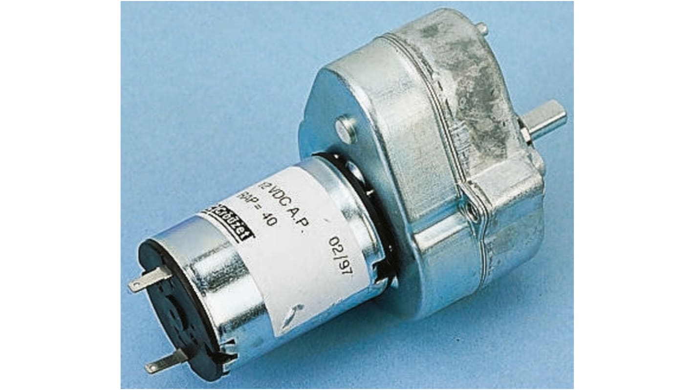 Crouzet Brushed Geared DC Geared Motor, 3 W, 12 V dc, 2 Nm, 7 rpm, 6mm Shaft Diameter