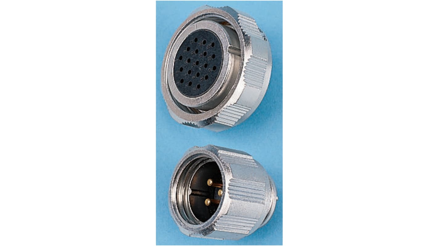 Amphenol Socapex Circular Connector, 7 Contacts, Cable Mount, Plug, Male, SL61 Series