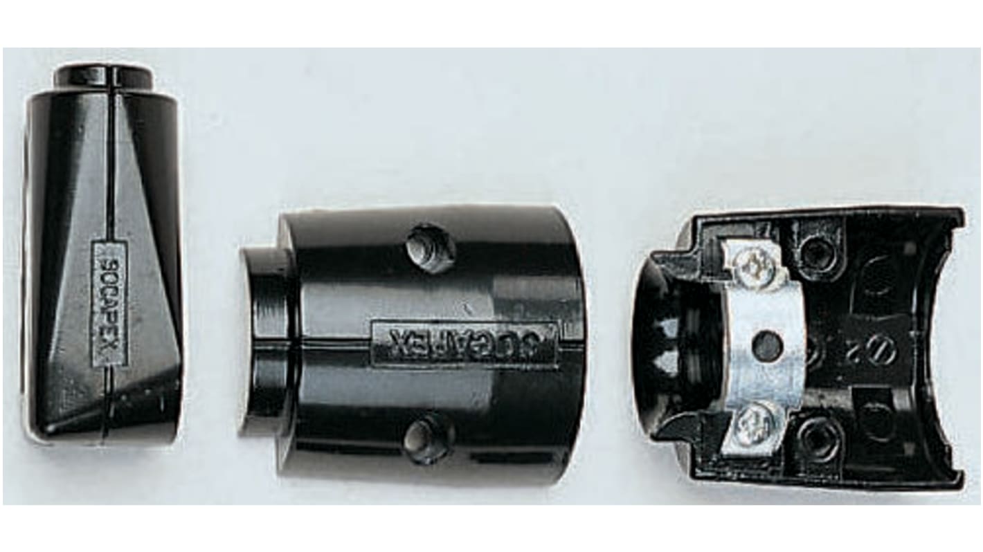 Kovový plášť pro kulaté konektory, řada: SL 61 rozměr 30, orientace těla: Pravý úhel Amphenol Socapex