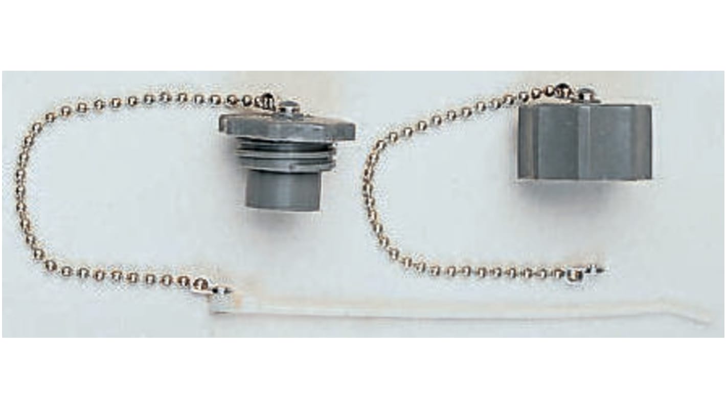 Amphenol SL 61 Socket Dust Cap, Shell Size 40, Aluminium