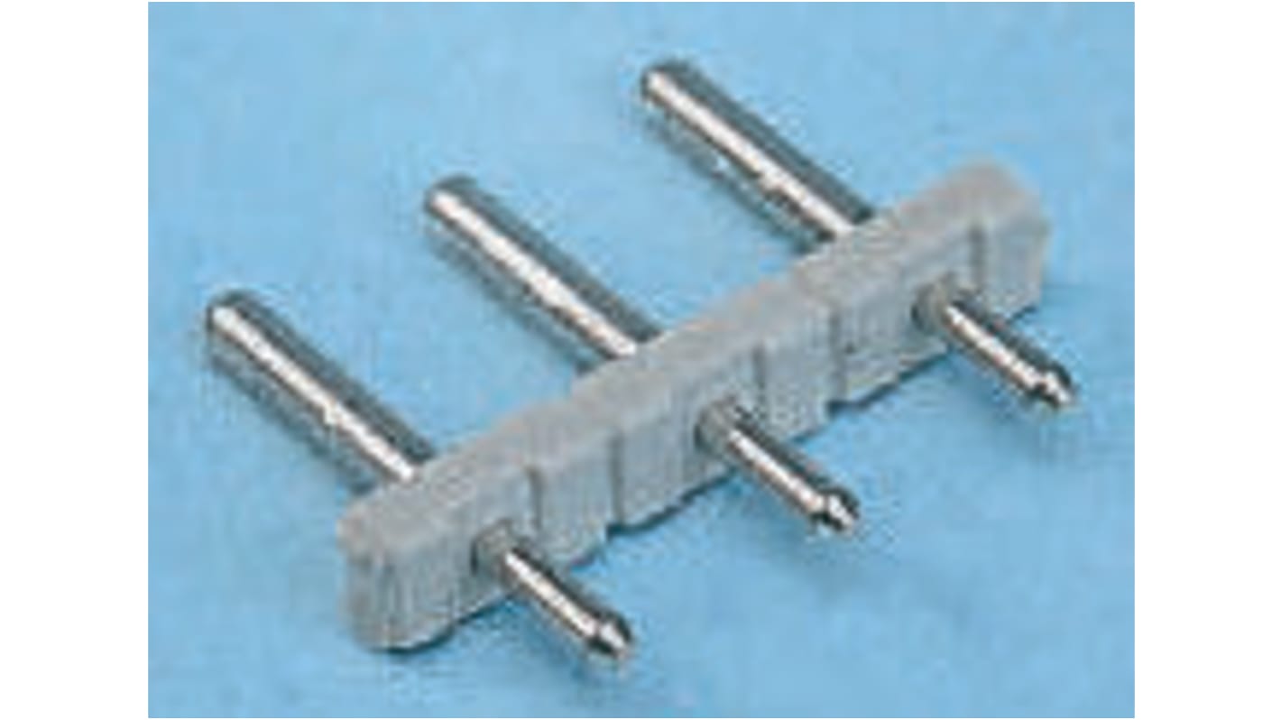 Wieland 6p插拔式接线端子 直向排针, 5.0mm间距, 15.0A, 300.0 v, THT安装, 焊接端接, Wiecon系列