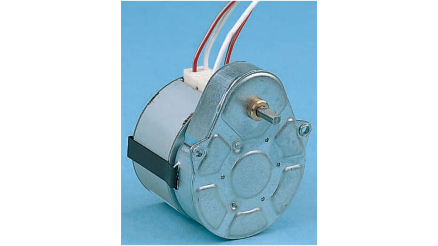 Crouzet, Reversibel synkrongearet AC gearmotor, 3,5 W, 50 Ncm, 230 V