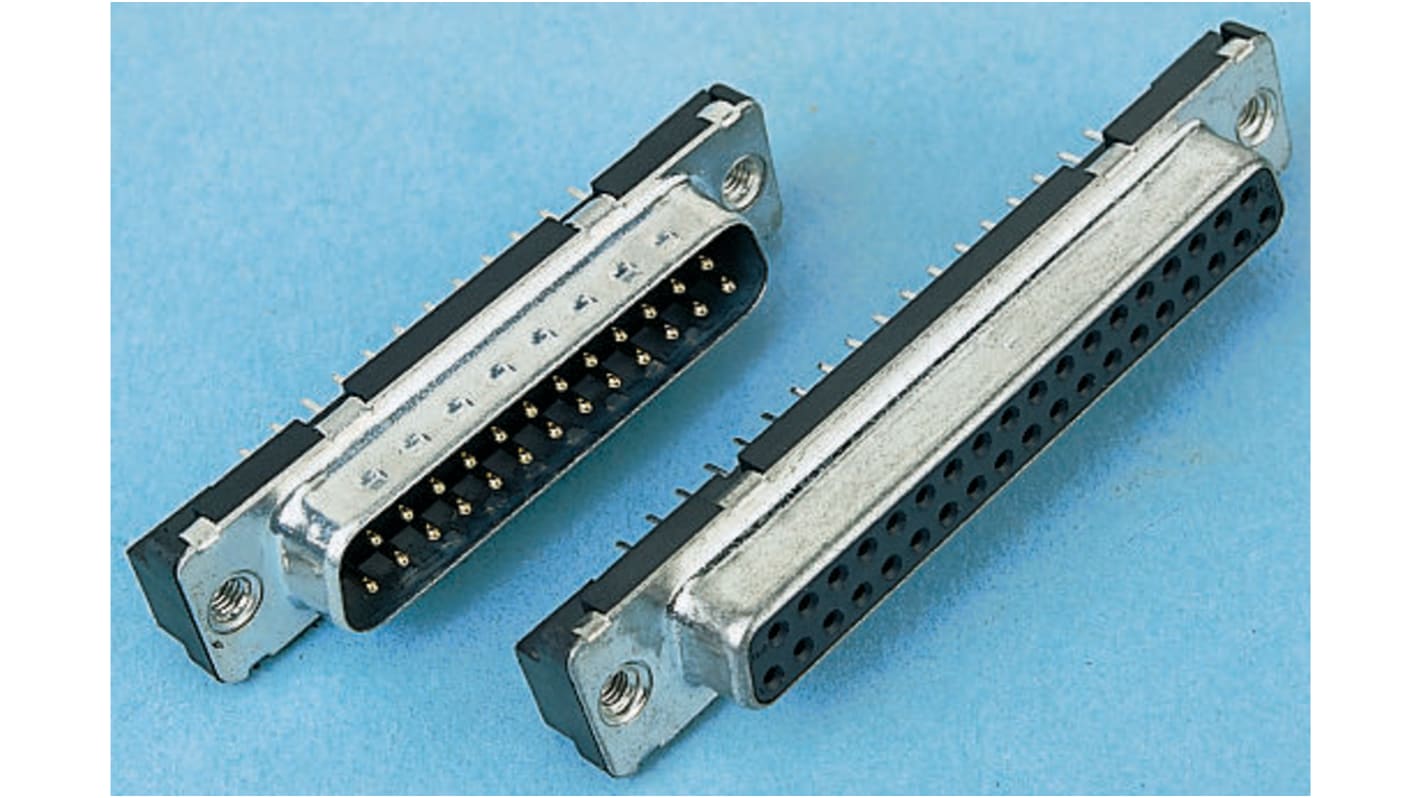 Conector D-sub Amphenol FCI, Serie Delta D, paso 2.76mm, Recto, Montaje en orificio pasante, Hembra, Terminación