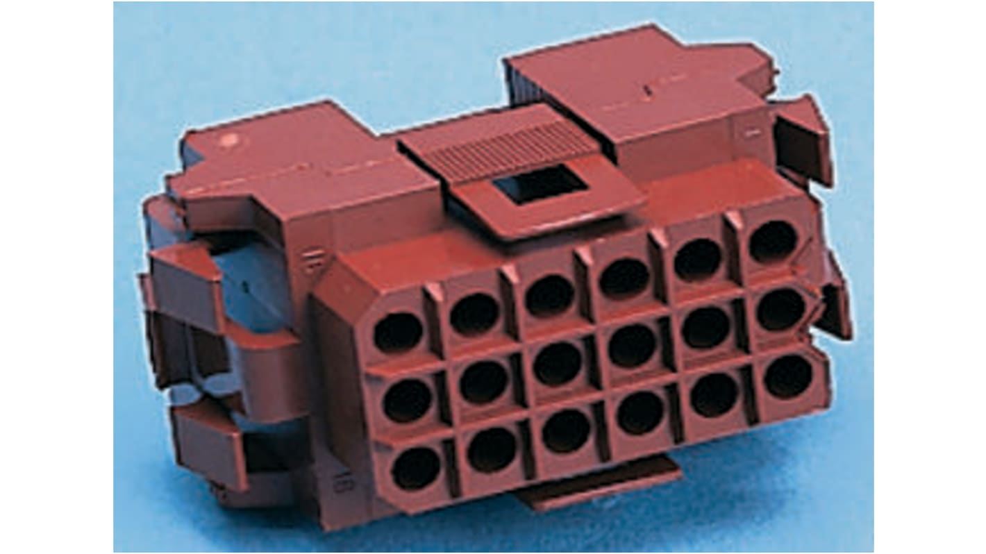 TE Connectivity Metrimate Steckverbindergehäuse Buchse 5.08mm, 25-polig / 5-reihig Gerade für