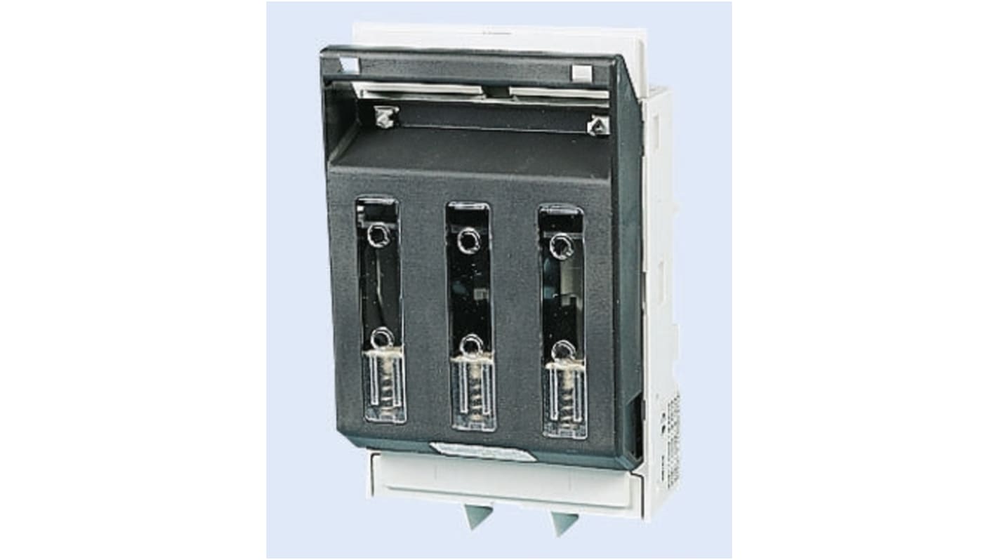 Mersen 250A Rail Mount Fuse Holder for NH1 Fuse, 3P, 690V ac